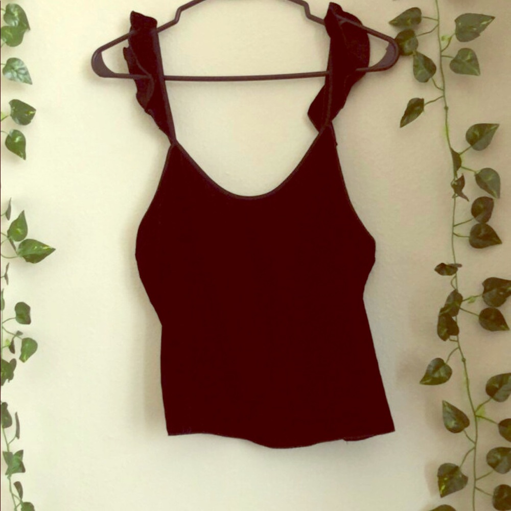Black Velvet Top